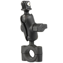RAM Mount RAM® Torque™ 3/4" - 1" Diameter Handlebar/Rail Base with 1" Ball, SHORT Arm and GoPro®/Action Camera Mount