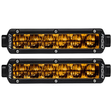 RIGID Industries 6" SR-Series SAE Compliant Fog Light - Black w/Yellow Light
