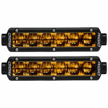 RIGID Industries 6" SR-Series SAE Compliant Fog Light - Black w/Yellow Light