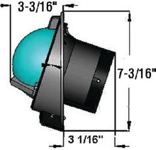 Ritchie BN-202 Navigator Compass - Bulkhead Mount - Black