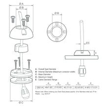 Scanstrut Small Deck Seal Connector - .83" Cable - .35"