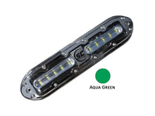 Shadow-Caster SCM-10 LED Underwater Light w/20' Cable - 316 SS Housing - Aqua Green