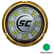 Shadow-Caster SCR-24 Bronze Underwater Light - 24 LEDs - Aqua Green