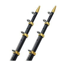 TACO 15' Telescopic Outrigger Poles HD 1-½" - Black/Gold