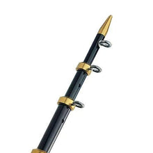 TACO 18' Telescopic Outrigger Poles HD 1-½" - Black/Gold