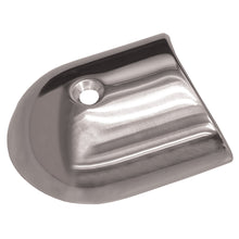 TACO Polished Stainless Steel 2-19/64'' Rub Rail End Cap
