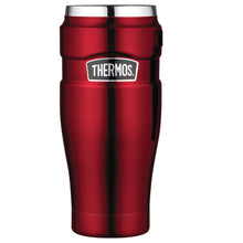 Thermos Stainless King™ Vacuum Insulated Travel Tumbler - 16 oz. - Stainless Steel/Cranberry