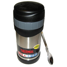 Thermos Stainless Steel Food Jar w/Folding Spoon - 16 oz.