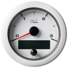 Veratron 3-3/8" (85MM) OceanLink® NMEA 2000® Tachometer - 3000 RPM - White Dial & Bezel
