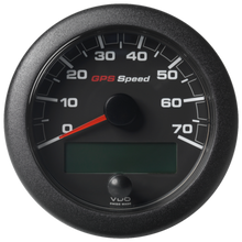 Veratron 3-3/8" (85mm) OceanLink® GPS Speedometer - Black Dial & Bezel (0-70 K/MPH/KMH)