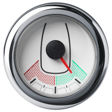 Veratron 52MM (2-1/16") OceanLink Rudder Angle Gauge - Left/Right - White Dial & Bezel