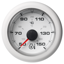 Veratron 52MM (2-1/16") OceanLink Engine Oil Temperature 150°C/300°F - White Dial & Bezel