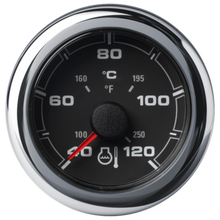 Veratron 52MM (2-1/16") OceanLink Temperature 120°C/250°F - Black Dial & Bezel