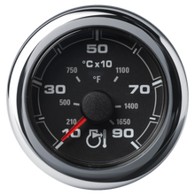 Veratron 52MM (2-1/16") OceanLink Pyrometer Gauge (900° C/1650° F) - Black Dial & Bezel