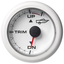 Veratron 52MM (2-1/16") OceanLink Engine Trim - Up/Down - White Dial & Bezel