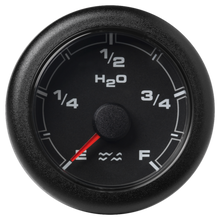 Veratron 52MM (2-1/16") OceanLink Waste Water Gauge - Black Dial & Bezel