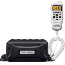 Icom VHF, Black Box w/White CommandMic IV