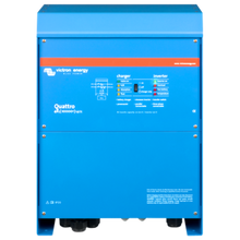 Victron Quattro Inverter/Charger 48 VDC - 10,000W - Dual 100AMP 120V AC Inputs - Auto Transfer Switch - 140AMP Battery Charger - Stackable