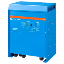 Victron Quattro Inverter/Charger 24V DC - 5000W - Dual 100AMP 120V AC Inputs - Auto Transfer Switch - 120AMP Battery Charger - Stackable