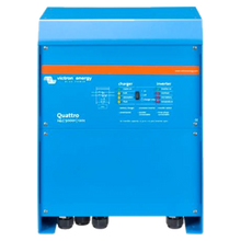 Victron Quattro Inverter/Charger 24V DC - 5000W - Dual 100AMP 120V AC Inputs - Auto Transfer Switch - 120AMP Battery Charger - Stackable