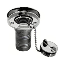 Whitecap Gas Hose Deck Fill w/Splash Guard - 1-1/2" Chain