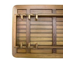 Whitecap Teak Large Adjustable Slat Top Table