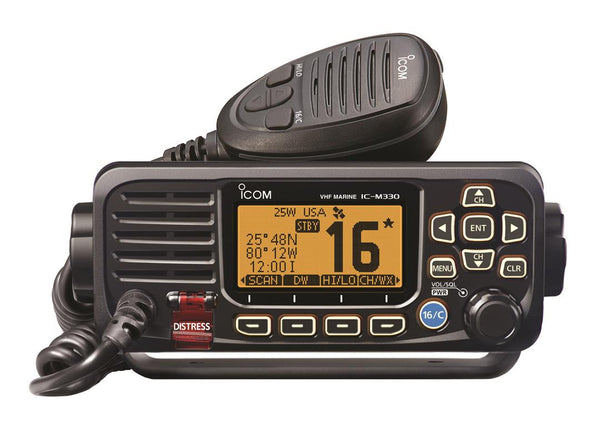 Icom M330 VHF Compact Radio - Black
