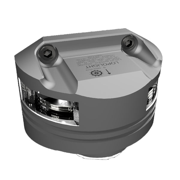 Lopolight Masthead Light w/6W Decklight 3nm - 15M Cable - Silver Housing