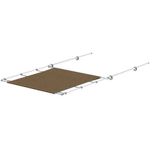 SureShade PTX Power Shade - 51&quot; Wide - Stainless Steel - Toast