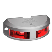 Lopolight 180° Navigation Light - 2nm f/Vessel Up To 164' (50M) - 0.7M Cable - Red w/Silver Housing