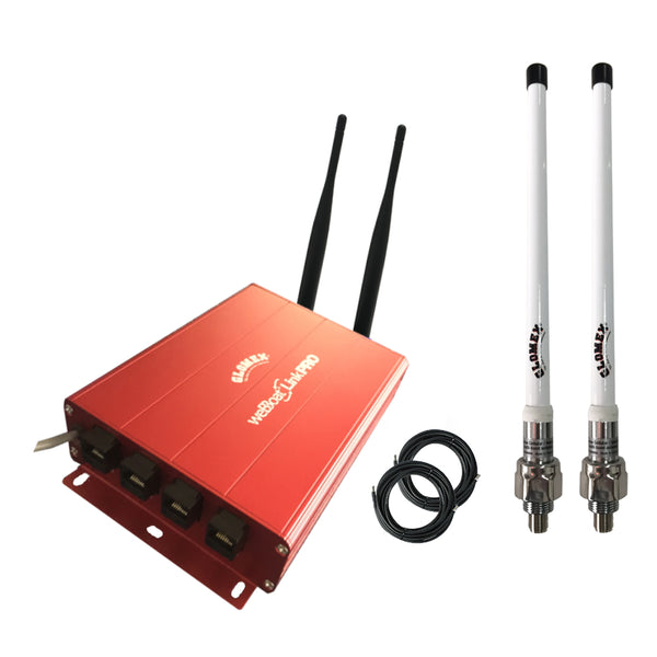Glomex WeBBoat&reg; Link Pro Ext Dual-SIM 4G/WiFi Indoor Unit Ocean Internet System - Extended Range Kit