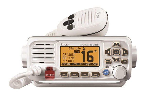 Icom M330 VHF Radio Compact w/GPS - White