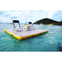 Solstice 10' x 8' Inflatable Floating Dock, 80 Sq Ft
