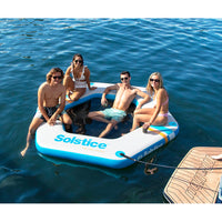 Solstice 8'6" Hex Mesh Inflatable Dock | 6-Person