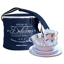 Marine Business Melamine Tableware &amp; Basket - REGATA - Set of 16