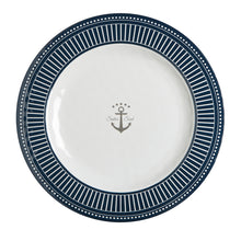 Marine Business Melamine Flat, Round Dinner Plate - SAILOR SOUL - 10&quot; Set of 6