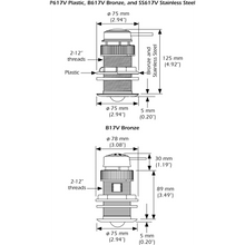 Furuno 235DST-PSE Lp Nylon TH W/Retractable Insert