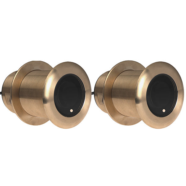 Raymarine B75MH 12DEG Pair Thru Hull Chirp Transducers