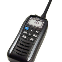 Icom M25 Handheld Floating VHF Marine Radio - Metallic Gray