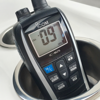 Icom M25 Handheld Floating VHF Marine Radio - Pearl White