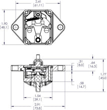 Blue Sea 7087 - 285-Series 100 Amp Circuit Breaker Panel Mount