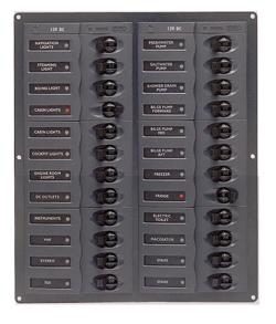 BEP 905NMV 24 Way DC Circuit Breaker Panel Vertical