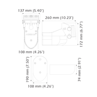 AIRMAR TM265C-LM 1kW Low Medium CHIRP Garmin 12-Pin Cable