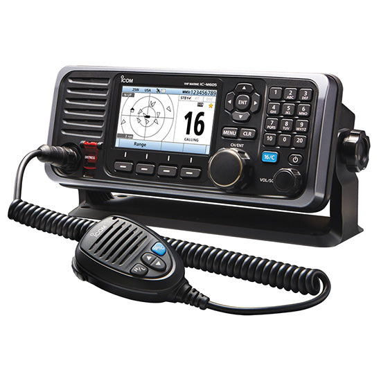 Icom M605 25W VHF AIS Rear Mic Connector