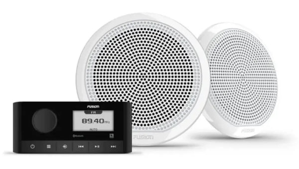 Fusion MS-RA60 Bundle MS-RA60 Stereo with Pair EL Classic 6.5 Speakers