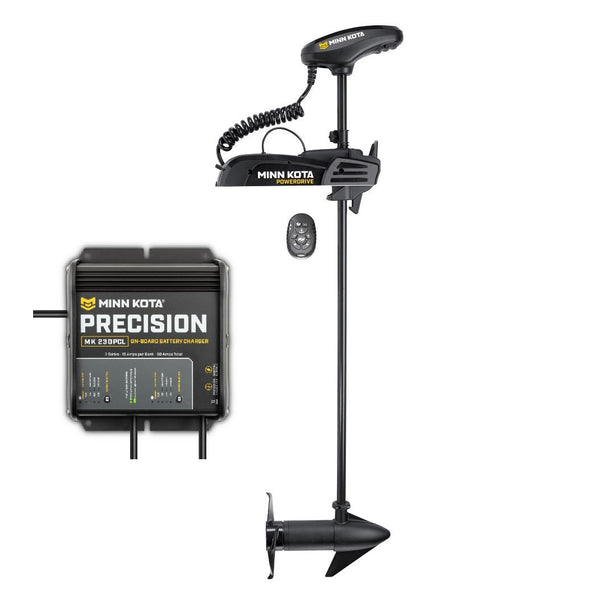 Minn Kota Powerdrive 55 54in with Micro Remote With MK230PCL Charger