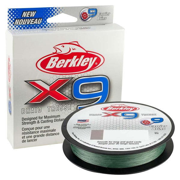 Berkley x9 Braid Low-Vis Green - 30lb - 328 yds - X9B33030-22