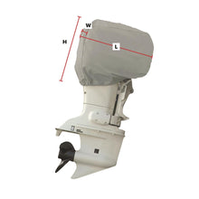 Carver Sun-DURA&reg; 5 HP Universal Motor Cover - 18&quot;L x 10&quot;H x 12&quot;W - Grey