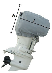 Carver Sun-DURA&reg; 40-70 HP Universal Motor Cover - 25"L x 18"H x 15"W - Grey