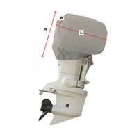 Carver Sun-DURA&reg; 250 HP Universal Motor Cover - 30"L x 40"H x 24"W - Grey